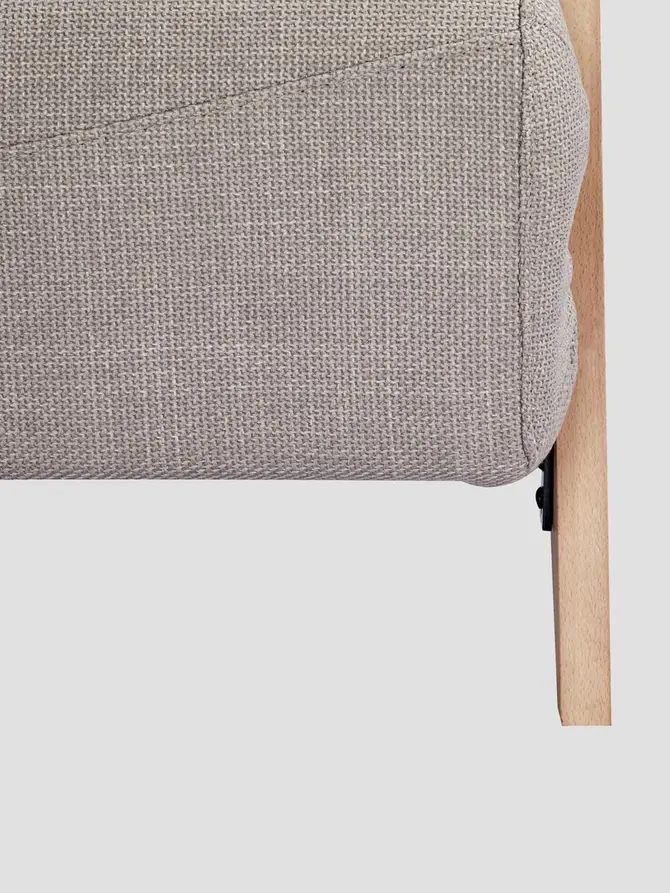 Sofa CALORE 2-osobowa, z funkcją spania beżowa 157x90x82 cm