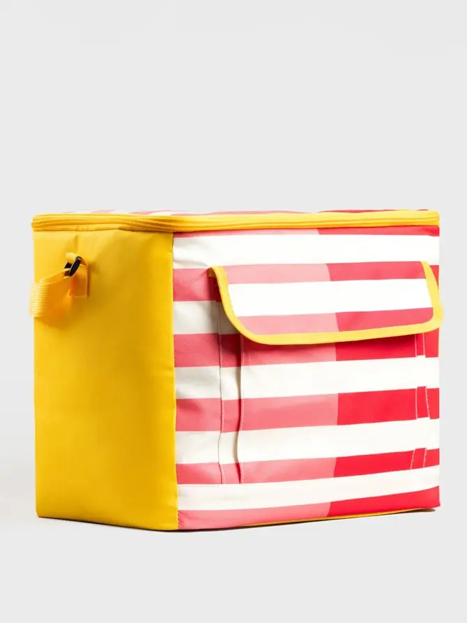 Torba termiczna COLOR VIBES w paski 32x23x28 cm