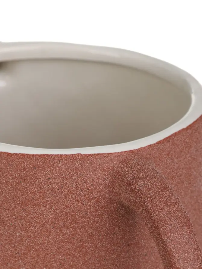 Osłonka na doniczkę SABBIA z dużymi uchwytami ceglasta 25,5x16x13 cm