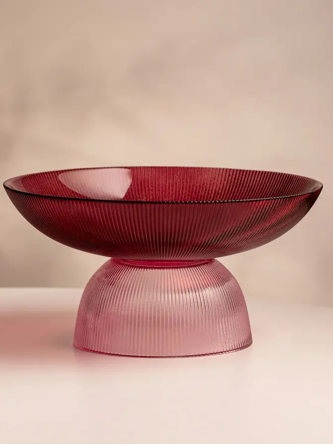 Patera MEGALO bordowo-różowa 25 cm