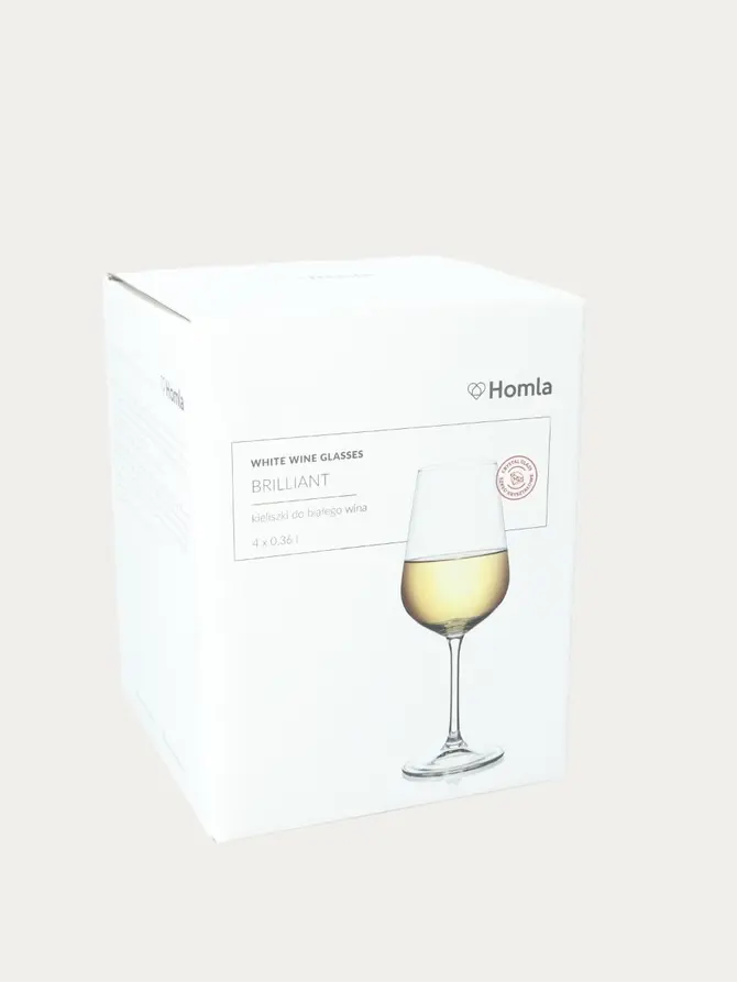 Zestaw kieliszków BRILLIANT do wina białego, 4 szt. 0.36 l
