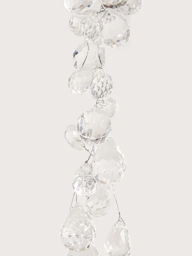 Zawieszka BIJOU transparentne kryształki 35 cm