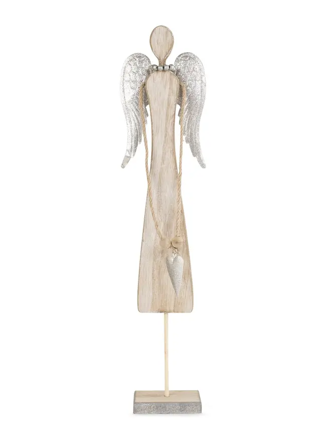 Anioł OLDY WOOD drewniany 53 cm
