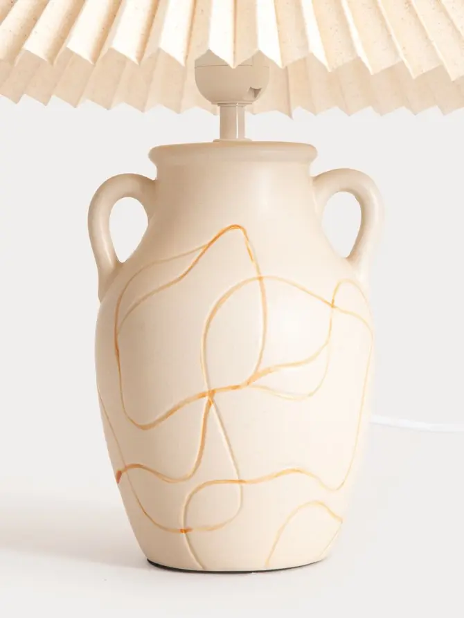 Lampa stołowa TETO ceramiczna 35,5x35,5x38 cm