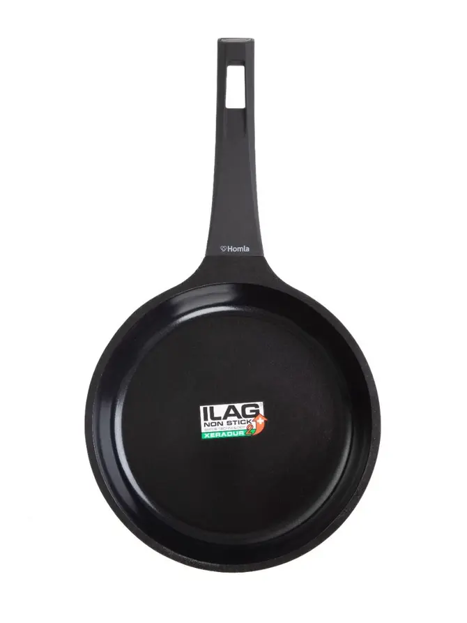 Patelnia TRISTAN z powłoką ceramiczną ILAG czarna 24 cm