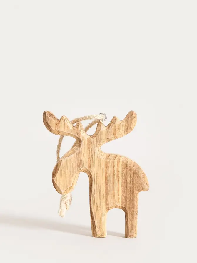 Zawieszka TIRO drewniana renifer mały 10 cm
