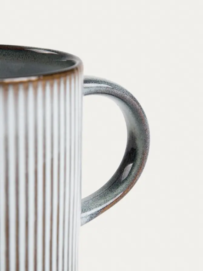 Kubek SANOS prążkowany szary 0,3 l