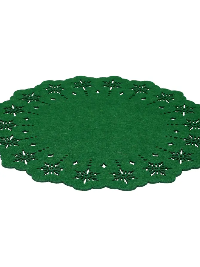 Podkładka do jadalni LEIS filcowa zielona 38 cm