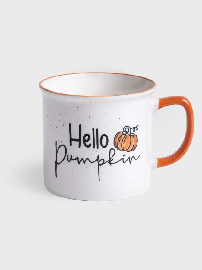 Kubek PALLI hello pumpkin z pomarańczowym uchem 0,4 l