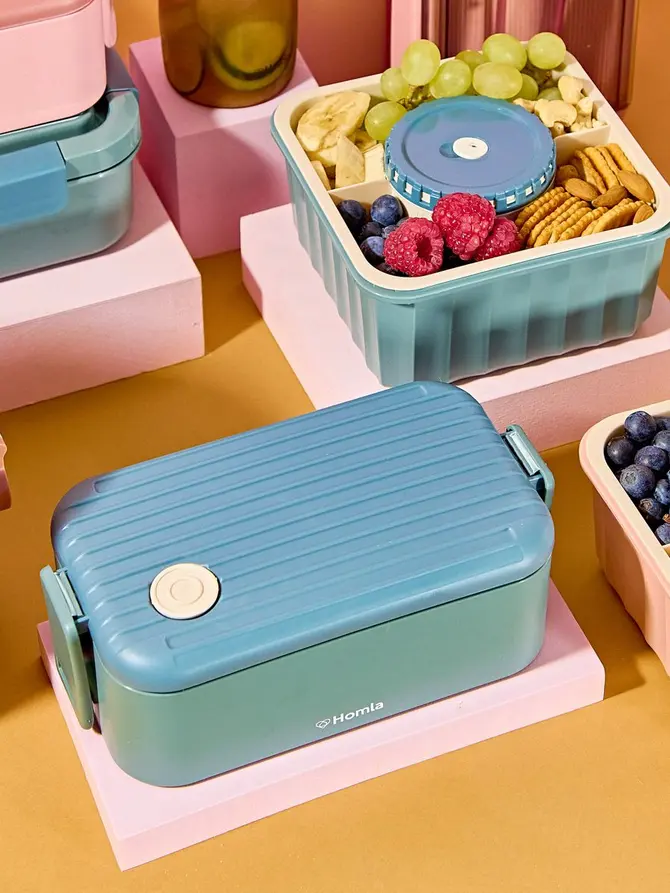 Lunchbox POPPIE niebieski 1.10