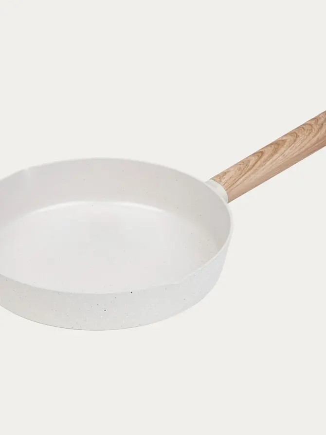Patelnia LOREBURN z powłoką ceramiczną śmietankowa 24 cm