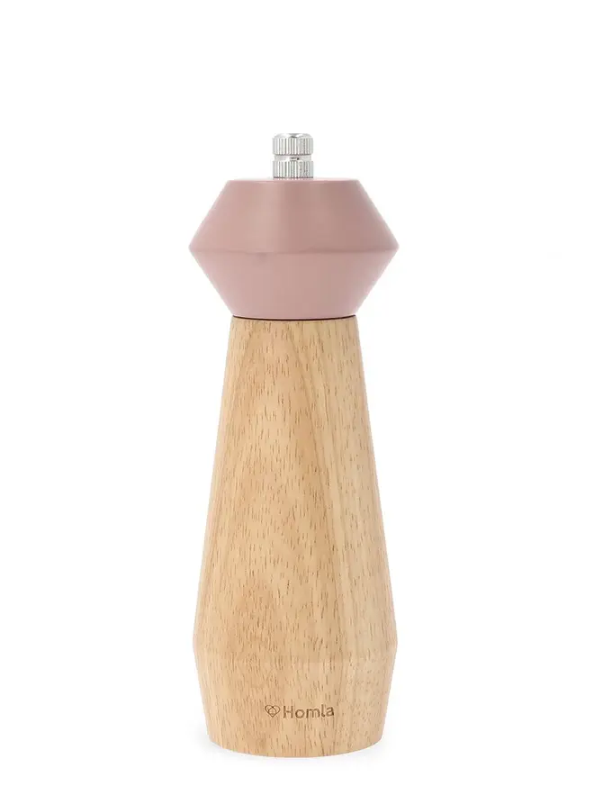 Młynek RUBBY różowy 17 cm