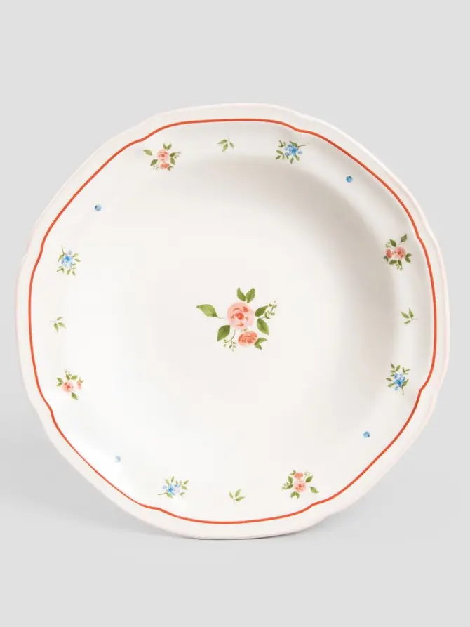 Talerz GRETA głęboki różowy 22 cm