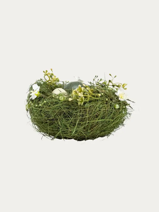 Stroik wielkanocny EASTER JOY gniazdko 17x17x8,5 cm