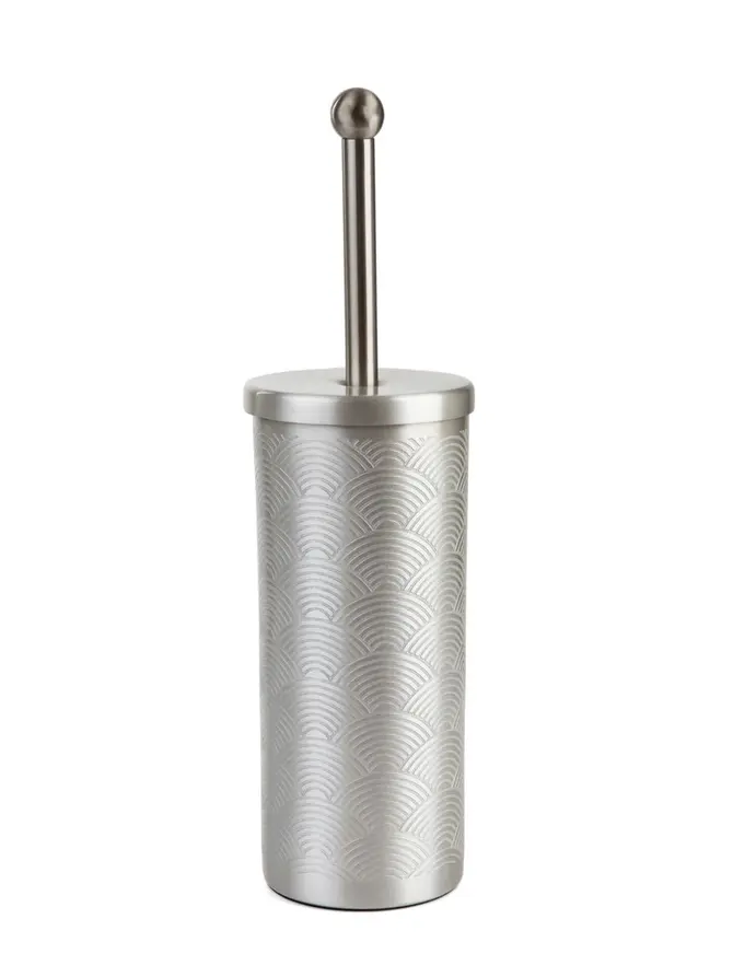 Szczotka do WC CRANE srebrna 10x38 cm