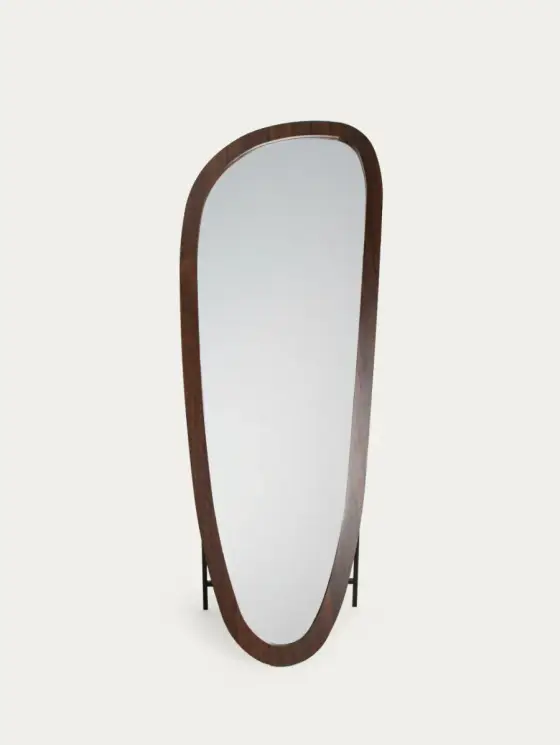Lustro OREL drewniane nieregularne 60x160 cm