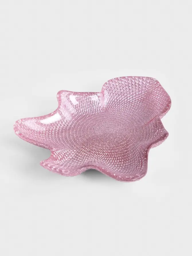 Talerzyk BLITS choinka różowa duża 20 cm