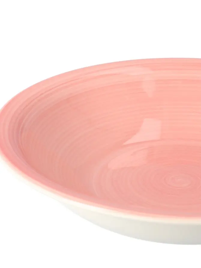 Talerz OBLAN głęboki różowy 21cm
