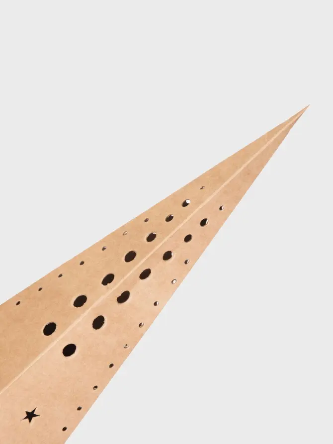 Gwiazda GALLA ażurowa kraftowa 75 cm