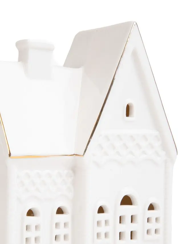Domek LED KANIA ceramiczny 12x6,5x15 cm