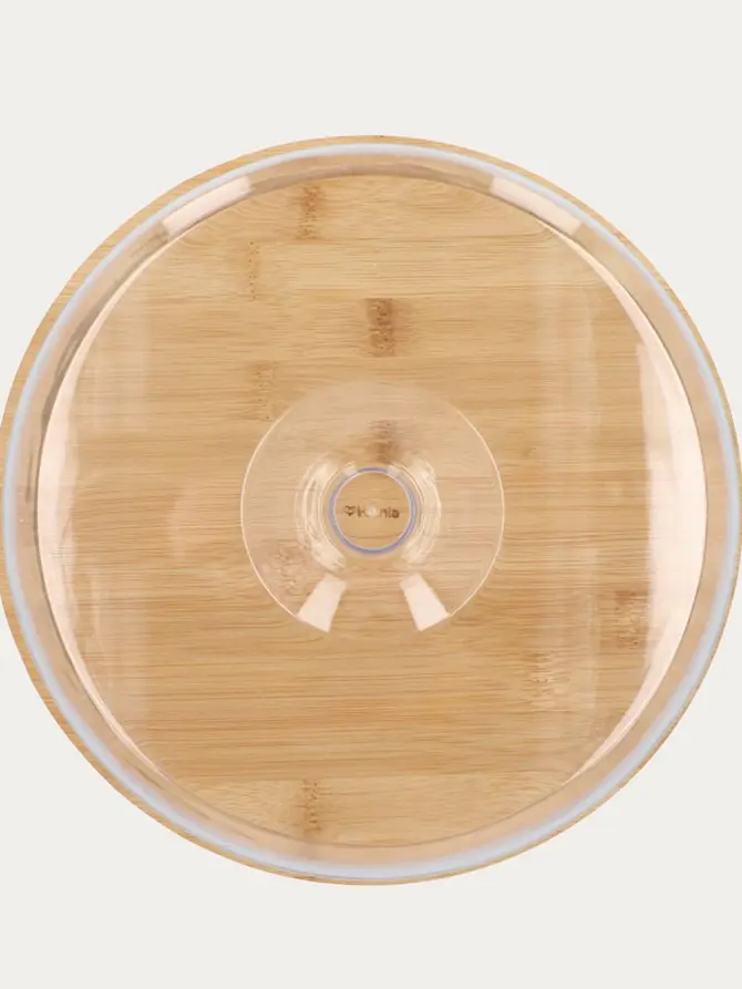 Patera BAMBOU z pokrywką okrągła 28 cm