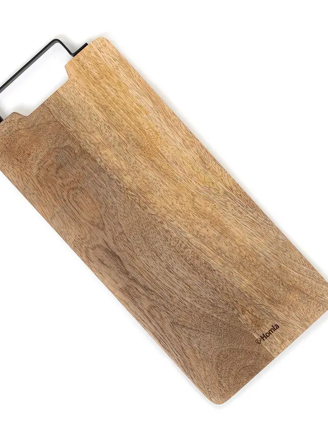 DESKA SOSER MANGO drewniana z metalowym uchwytem 41x18 cm
