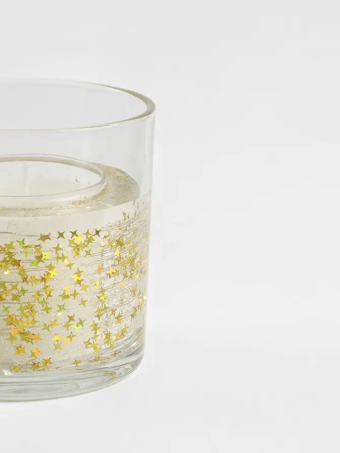 Świeca dekoracyjna SPARKLE gwiazdki LED 115 g