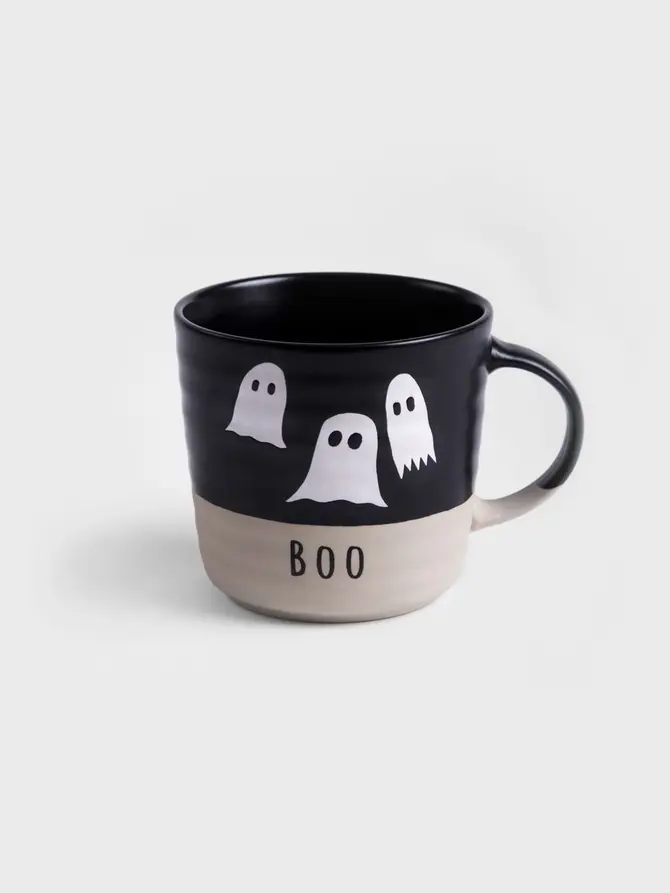 Kubek GHOST TOWN BOO z duchami czarny 0,59 l
