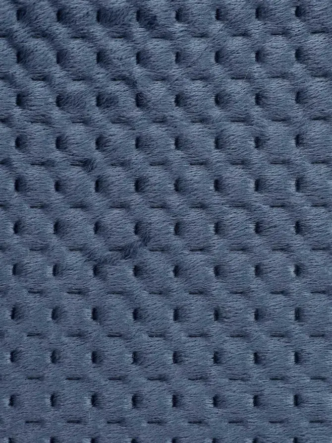 Narzuta ZEMI welurowa granatowa 220x240 cm