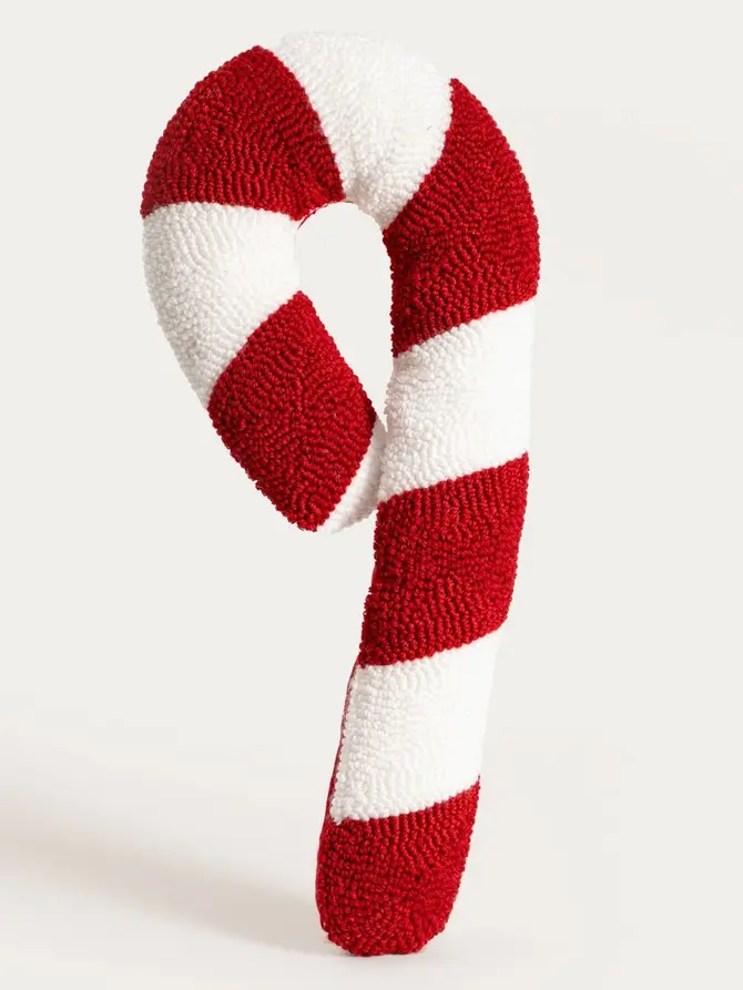 Poduszka CANDY CANE w kształcie laski cukrowej 30x55 cm