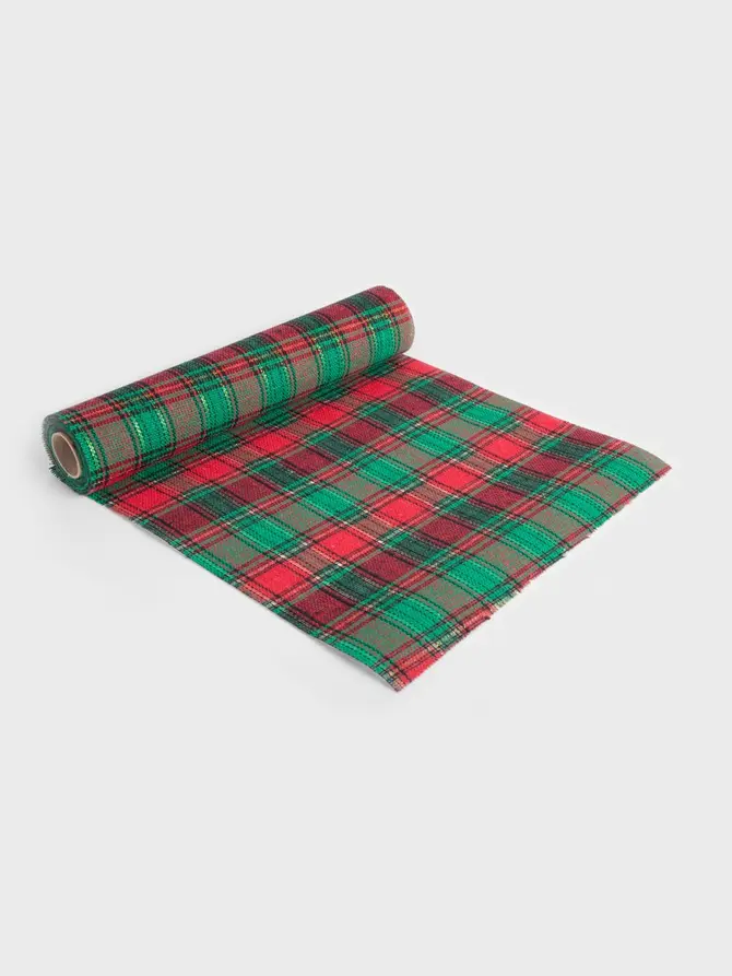 Bieżnik TARTAN dekoracyjny w kratę 28x270 cm