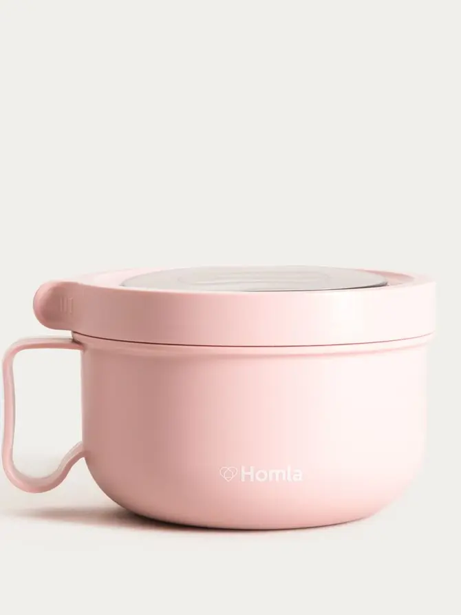 Lunchbox POPPIE z rączką okrągły 0,85 l