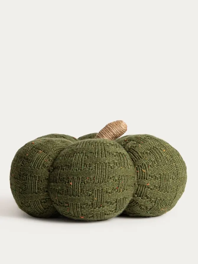 Dynia KIRRA ciemnozielona materiałowa 32x21 cm