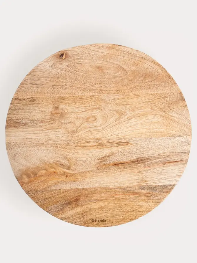 Patera SJAL MANGO drewniana na nóżce 33 cm