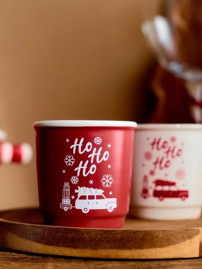 Zestaw kubków CORTO do espresso XMAS, 2 szt. 0,08 l