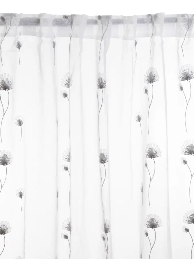 Firanka SELLY woalowa z haftem 140x250 cm