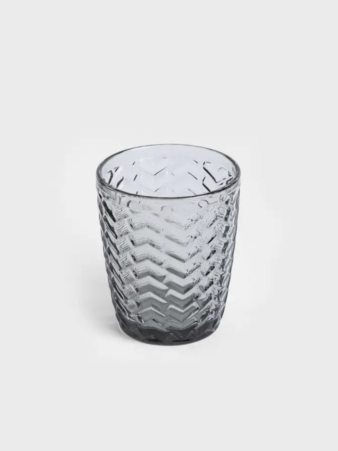 Zestaw szklanek LUNNIS niska szara, 4 szt. 0,25 l