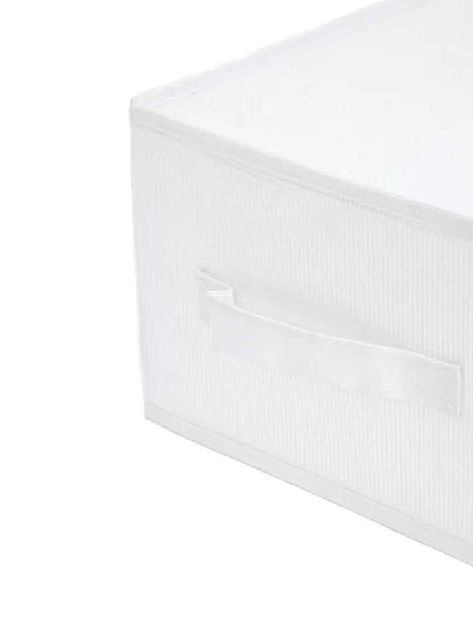 Organizer do szafy DELANEY bez przegródek biały 42x25x16 cm