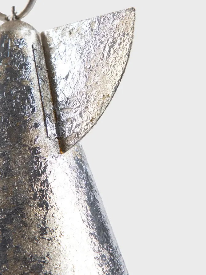 Zawieszka OLDY METAL srebrny 10,5 x 8,5 x 6 cm