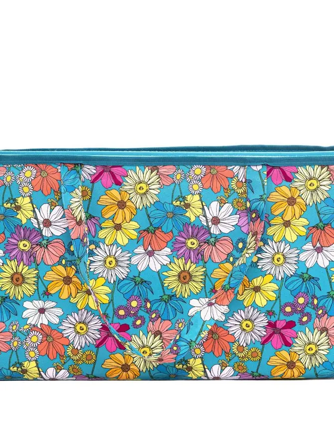 Mata plażowa FLORAL AURA w kwiaty 50x170x1,5 cm