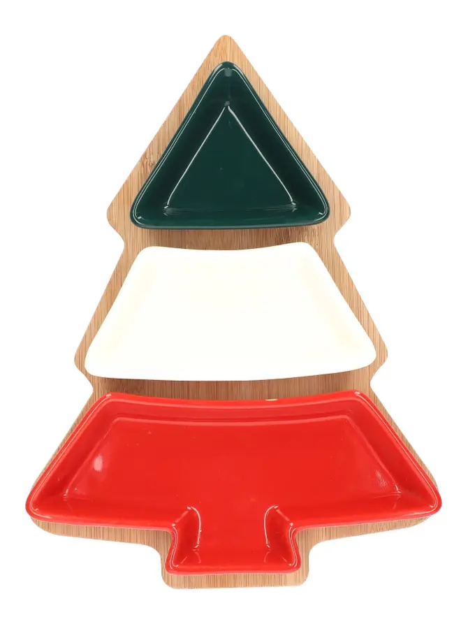 Deska TROEL do serwowania w kształcie choinki, 3 szt. 27,5x20,5 cm