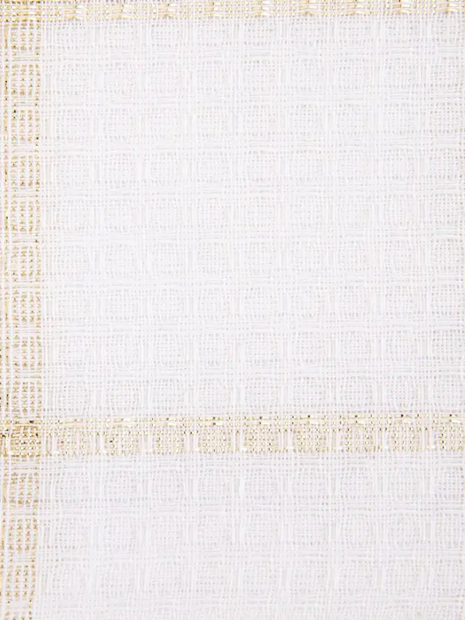 Zestaw ścierek kuchennych TIDA biało-złotych 2*45x65 cm