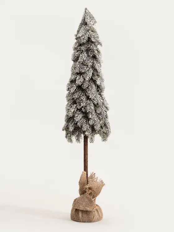 Choinka DULA ośnieżona na pieńku 80 cm