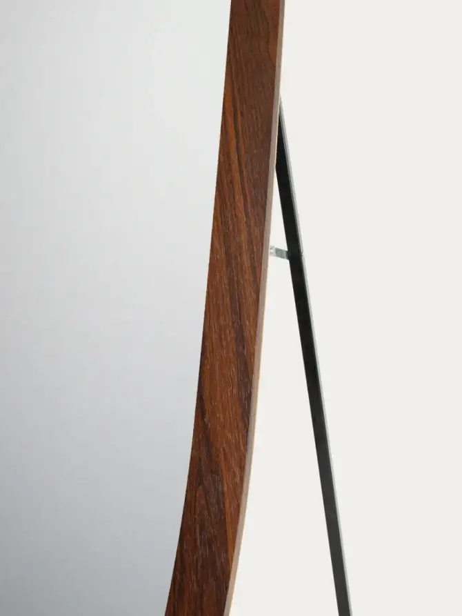 Lustro OREL drewniane nieregularne 60x160 cm