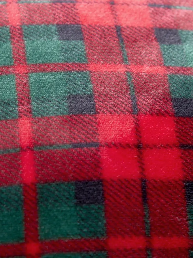 Poszewka TARTAN w kratę 45x45 cm