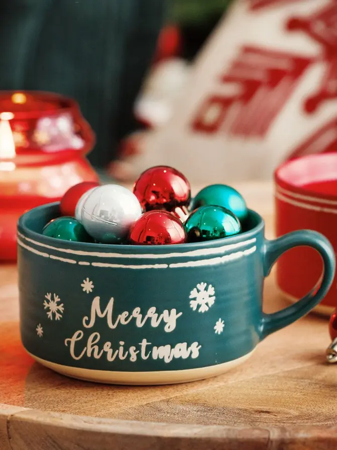 Kubek LAPOS zielony Merry Christmas 0,6 l