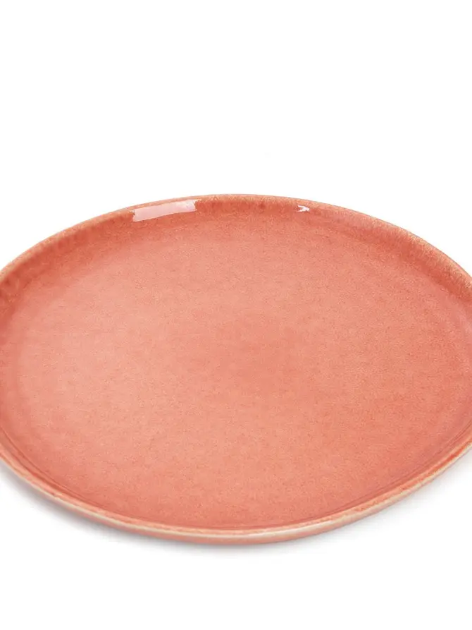 Talerz MYSTIC obiadowy czerwony 27 cm