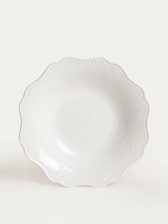 Talerz VISTAL głęboki biały 23 cm
