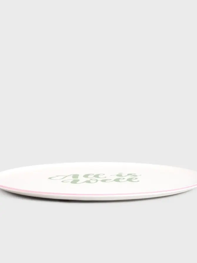 Talerz SERRA do pizzy "all is well" 32 cm
