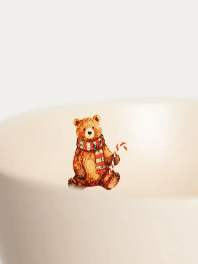 Kubek PRUDE porcelanowy z choinką 0,3 l